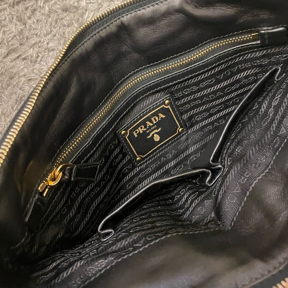 Prada Tessuto Gaufre Satchel- Black - Picture 8 of 12